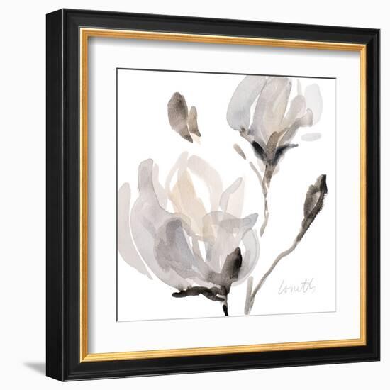 Tonal Magnolias I-Lanie Loreth-Framed Art Print