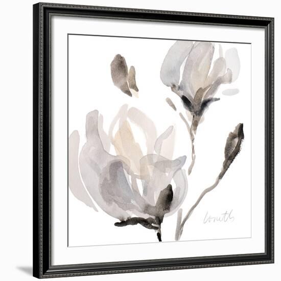 Tonal Magnolias I-Lanie Loreth-Framed Giclee Print