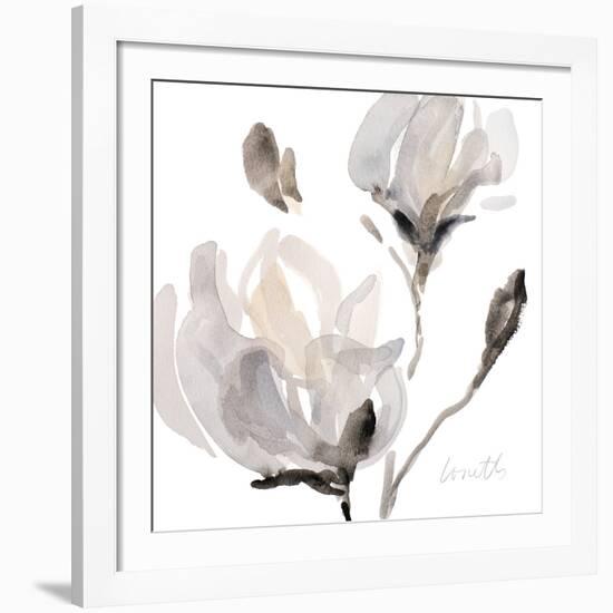 Tonal Magnolias I-Lanie Loreth-Framed Giclee Print