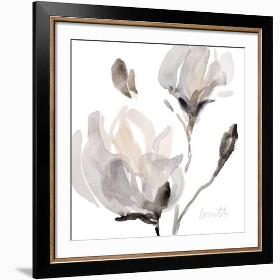 Tonal Magnolias I-Lanie Loreth-Framed Giclee Print