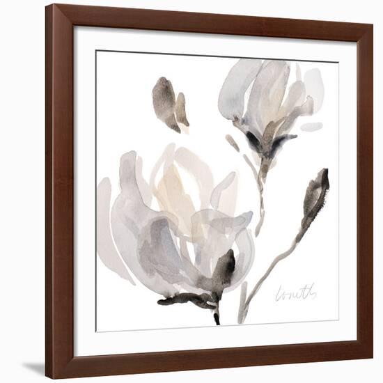 Tonal Magnolias I-Lanie Loreth-Framed Giclee Print