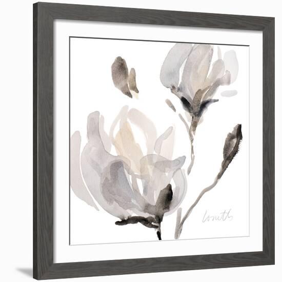 Tonal Magnolias I-Lanie Loreth-Framed Giclee Print