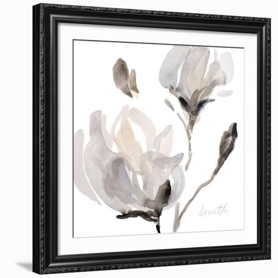 Tonal Magnolias I-Lanie Loreth-Framed Giclee Print