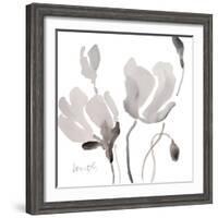 Tonal Magnolias II-Lanie Loreth-Framed Art Print