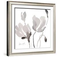 Tonal Magnolias II-Lanie Loreth-Framed Art Print