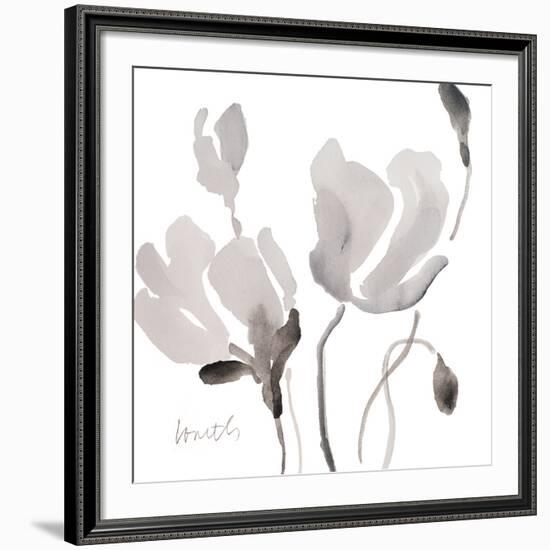 Tonal Magnolias II-Lanie Loreth-Framed Giclee Print