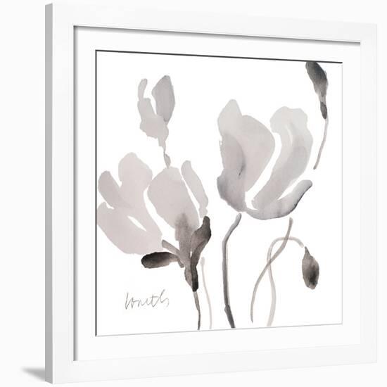 Tonal Magnolias II-Lanie Loreth-Framed Giclee Print