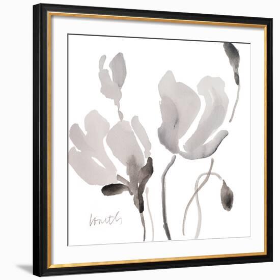 Tonal Magnolias II-Lanie Loreth-Framed Giclee Print