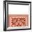 Tonal Woodblock in Coral II-Vision Studio-Framed Art Print