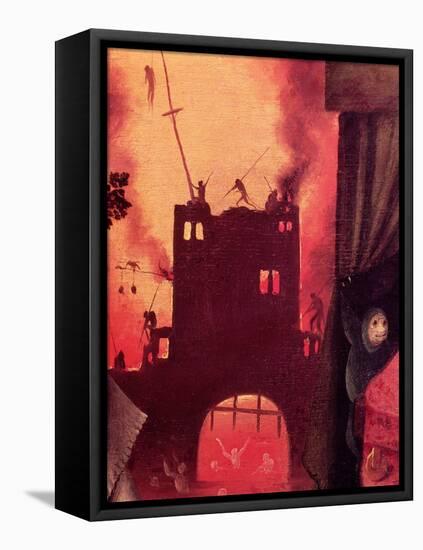 Tondal's Vision, Detail of the Burning Gateway-Hieronymus Bosch-Framed Premier Image Canvas