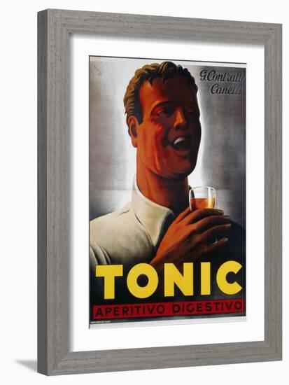 Tonic Aperitivo Digestivo Poster-Mario Gros-Framed Giclee Print