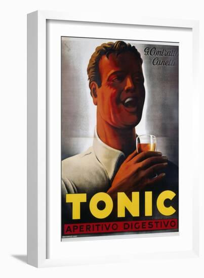 Tonic Aperitivo Digestivo Poster-Mario Gros-Framed Giclee Print