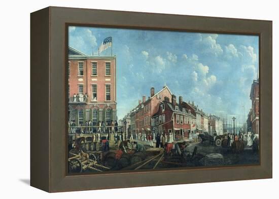 Tontine Coffee House, C.1797-Francis Guy-Framed Premier Image Canvas