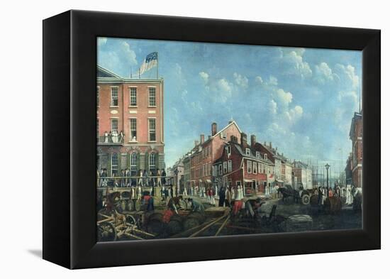 Tontine Coffee House, C.1797-Francis Guy-Framed Premier Image Canvas