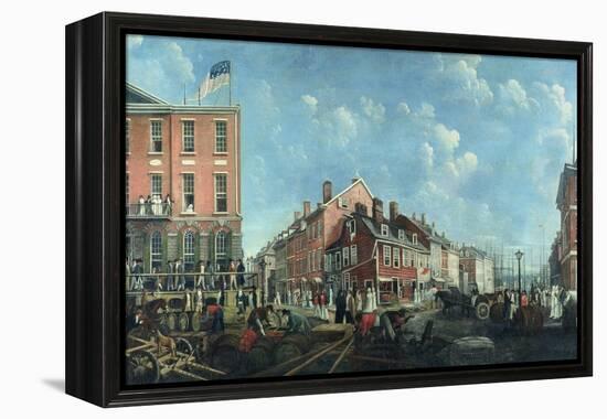 Tontine Coffee House, C.1797-Francis Guy-Framed Premier Image Canvas