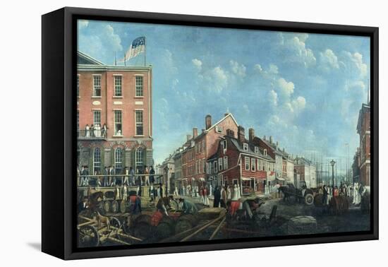 Tontine Coffee House, C.1797-Francis Guy-Framed Premier Image Canvas
