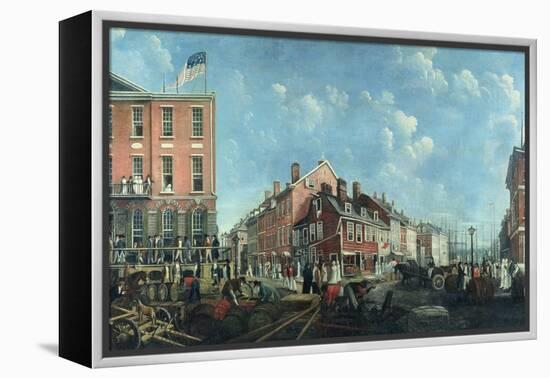 Tontine Coffee House, C.1797-Francis Guy-Framed Premier Image Canvas