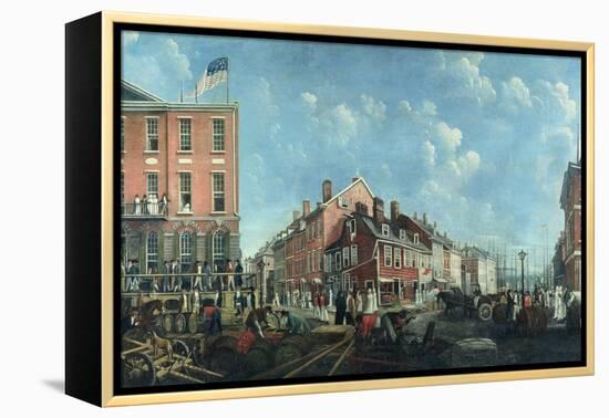 Tontine Coffee House, C.1797-Francis Guy-Framed Premier Image Canvas