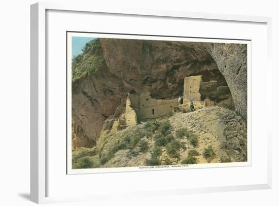 Tonto Cliff Dwellings, Apache Trail-null-Framed Art Print