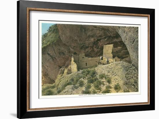 Tonto Cliff Dwellings, Apache Trail-null-Framed Premium Giclee Print