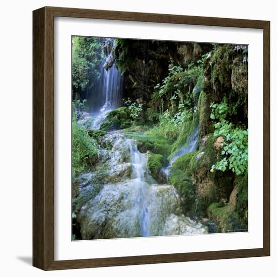 Tonto Falls, Tonto Park, Flagstaff, Arizona, United States of America (U.S.A.), North America-Tony Gervis-Framed Photographic Print