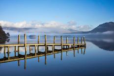 Beautiful Winter Morning Scene, Derwentwater, Lake District National Park, Cumbria, England, UK-Tony Allaker-Photographic Print