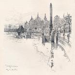'Dock Opposite Waterloo Pier', c1902-Tony Grubhofer-Giclee Print