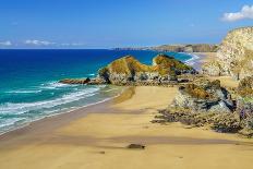 Whipsiderry Beach, Newquay, Cornwall-Tony Howell-Framed Photographic Print