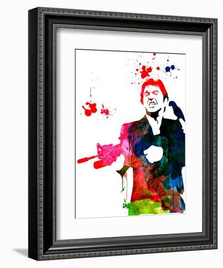 Tony Watercolor-Lora Feldman-Framed Art Print