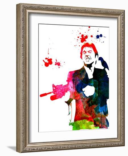 Tony Watercolor-Lora Feldman-Framed Art Print