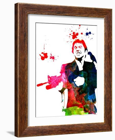 Tony Watercolor-Lora Feldman-Framed Art Print