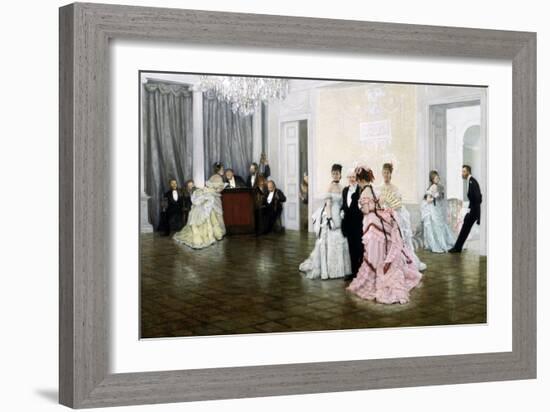 Too Early, 1873-James Jacques Joseph Tissot-Framed Giclee Print
