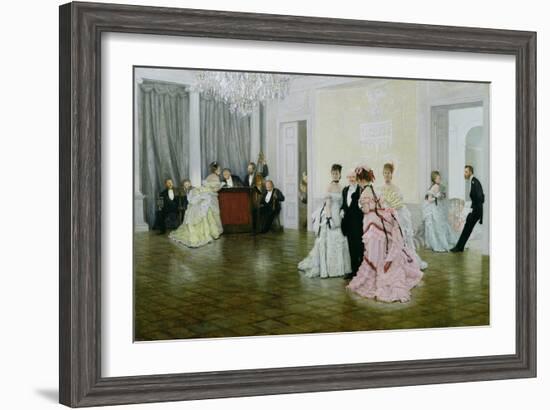 Too Early, 1873-James Tissot-Framed Giclee Print