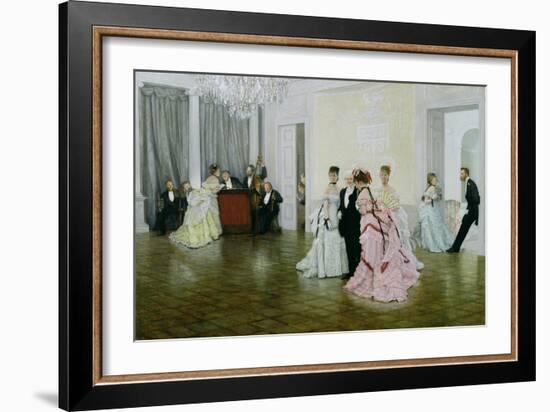 Too Early, 1873-James Tissot-Framed Giclee Print