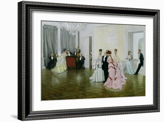 Too Early, 1873-James Tissot-Framed Giclee Print