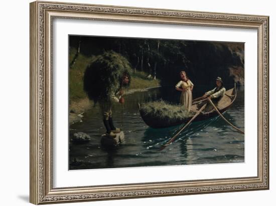 Too Late, 1878-Hans Andreas Dahl-Framed Giclee Print