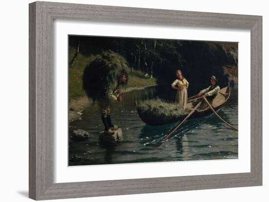 Too Late, 1878-Hans Andreas Dahl-Framed Giclee Print