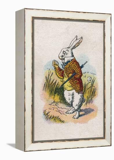 Too Late Said the Rabbit, 1930-John Tenniel-Framed Premier Image Canvas