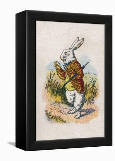 Too Late Said the Rabbit, 1930-John Tenniel-Framed Premier Image Canvas