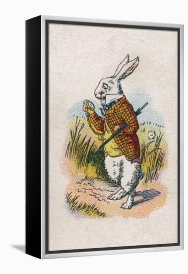 Too Late Said the Rabbit, 1930-John Tenniel-Framed Premier Image Canvas