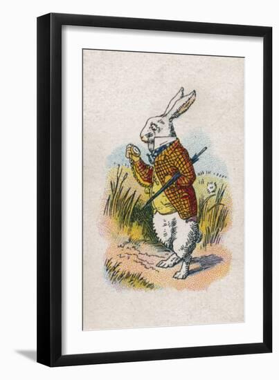 Too Late Said the Rabbit, 1930-John Tenniel-Framed Giclee Print