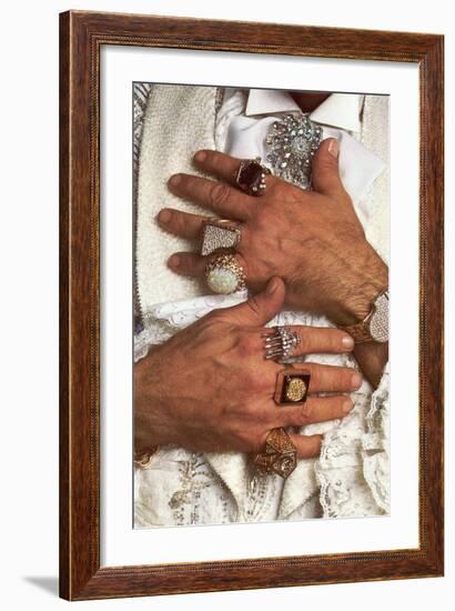 Too Many Big Rings-null-Framed Art Print