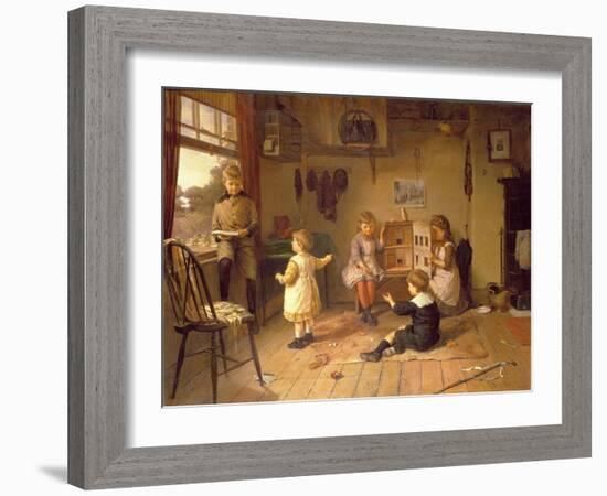 Too Old to Play-Harry Brooker-Framed Giclee Print