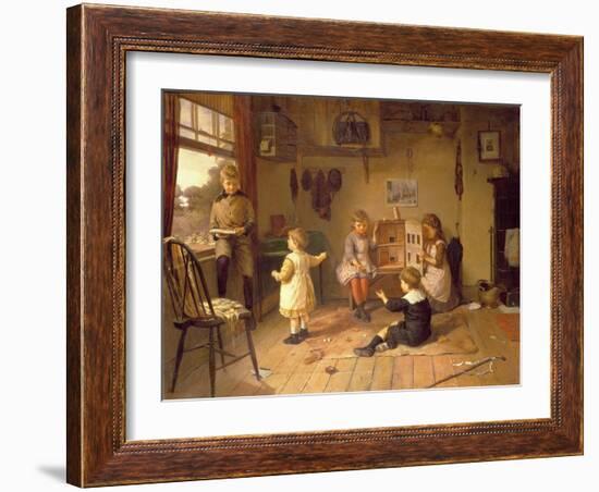 Too Old to Play-Harry Brooker-Framed Giclee Print