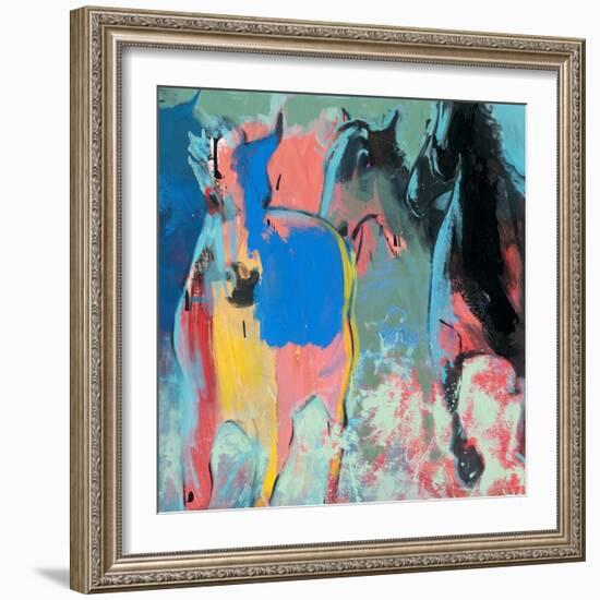 Took The Red Eye-Beth A. Forst-Framed Art Print