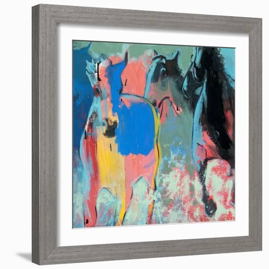 Took The Red Eye-Beth A. Forst-Framed Art Print