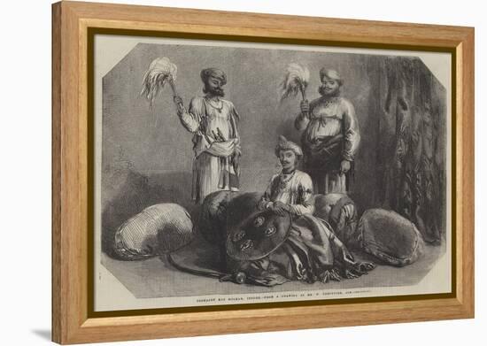 Tookajee Rao Holkar, Indore-William Carpenter-Framed Premier Image Canvas