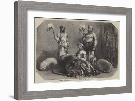 Tookajee Rao Holkar, Indore-William Carpenter-Framed Giclee Print