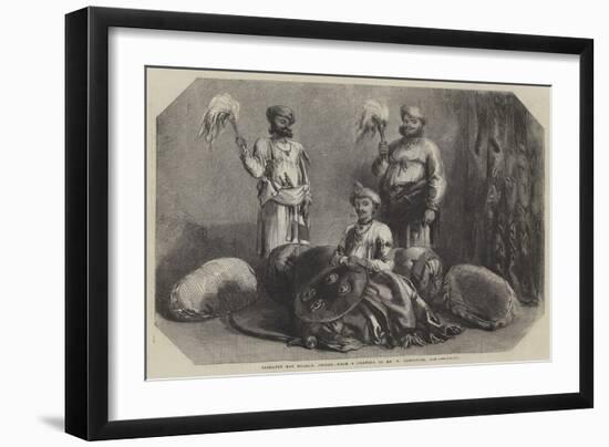 Tookajee Rao Holkar, Indore-William Carpenter-Framed Giclee Print