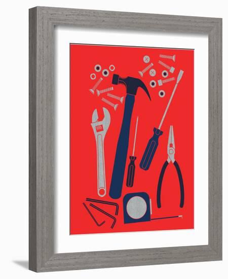 Tool Box-null-Framed Giclee Print